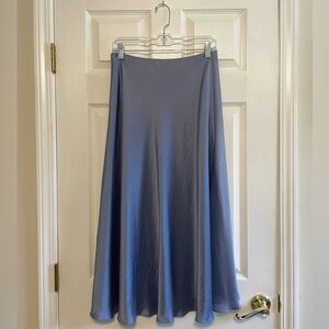Tanya Taylor A-Line Skirt in Soft Blue